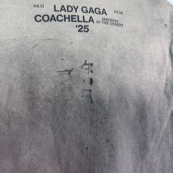 Lady Gaga Coachella Shirt Small Mayhem In The Desert Merch Graphic Tee Tshirt - Picture 8 of 12